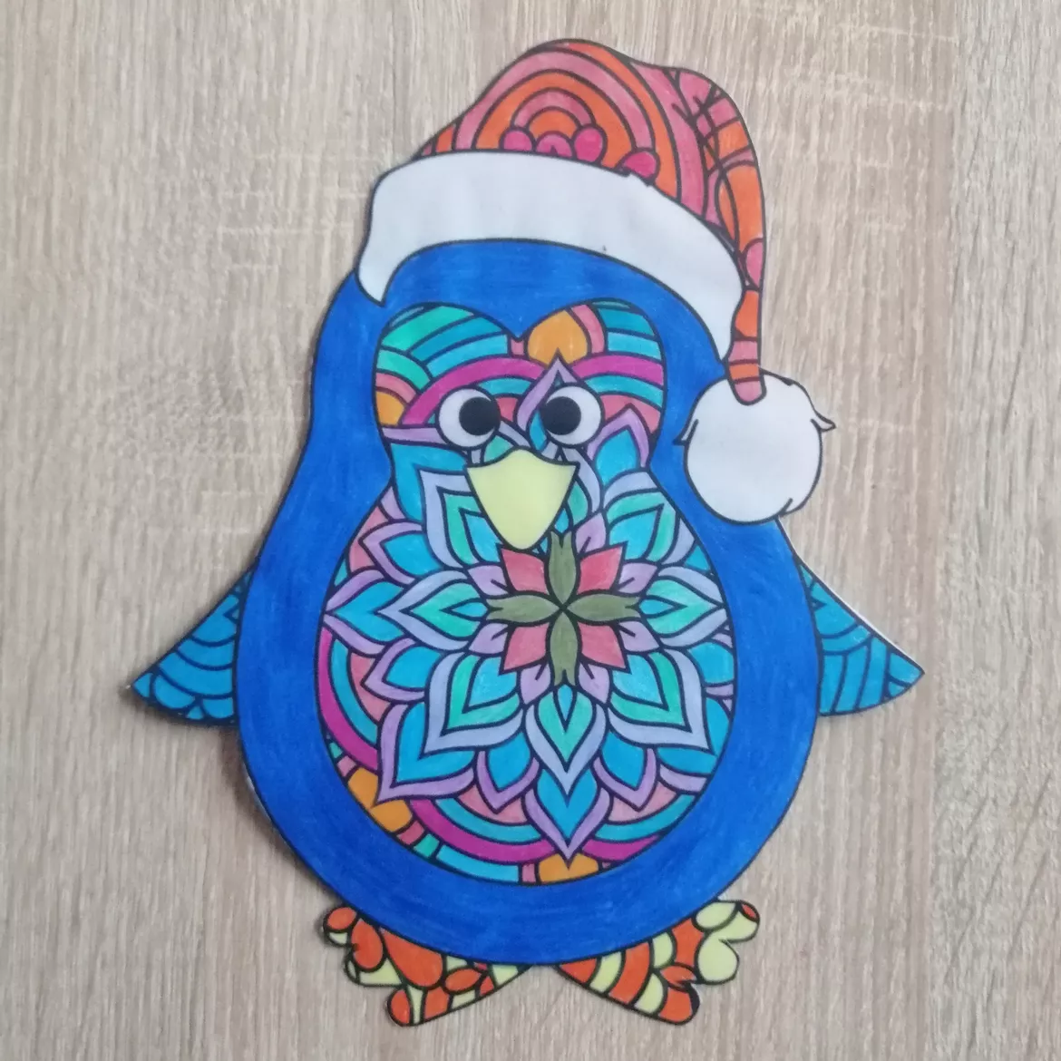Bild in der Beschreibung des Unterrichtsmaterials Fensterbilder: Weihnachten von Abenteuer Grundschule #2