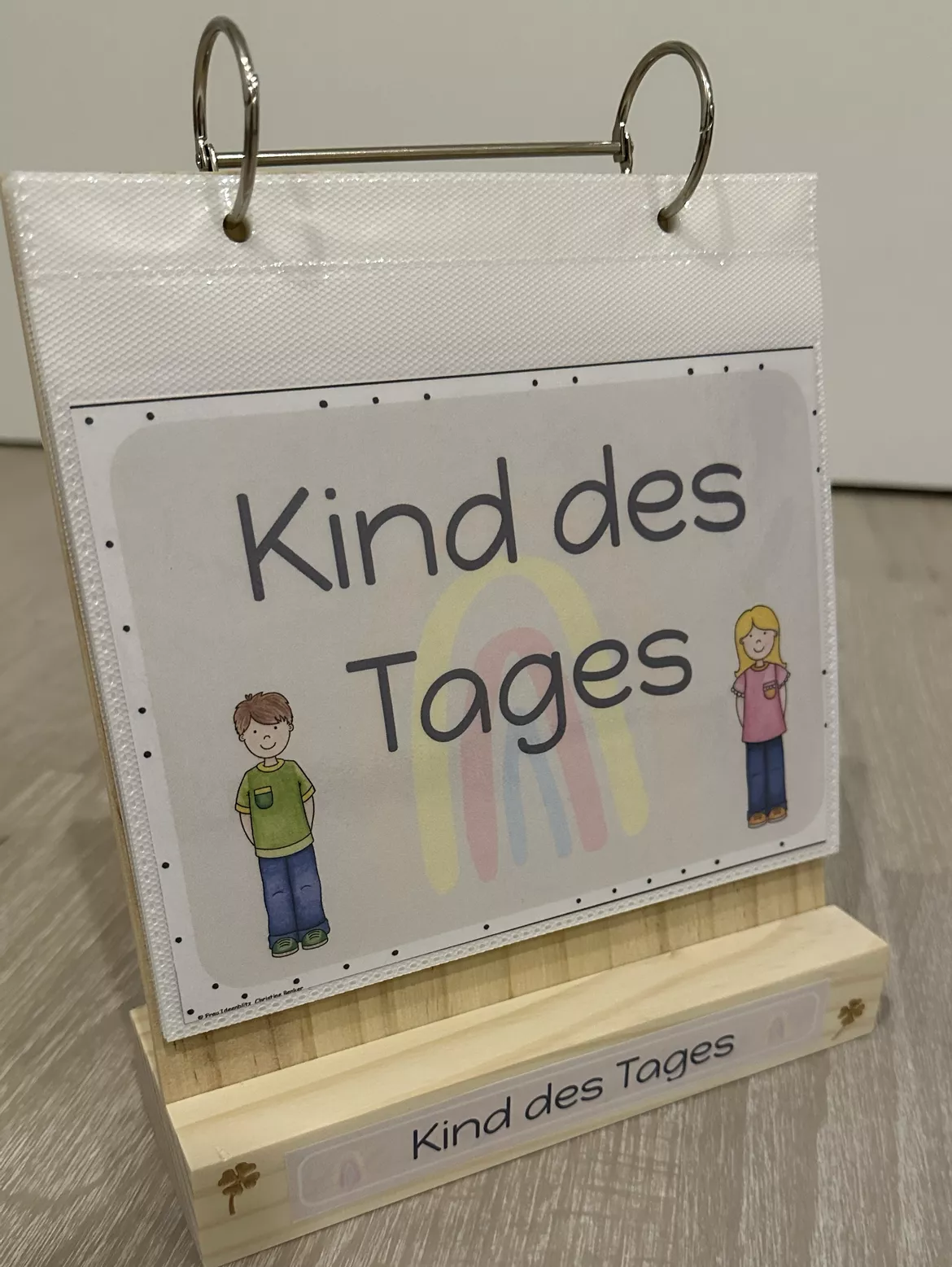 Bild in der Beschreibung des Unterrichtsmaterials Kind des Tages Morgenkreis Ritual Wort Satz Zahl des Tages Klassenmanagement von Frau Ideenblitz #1