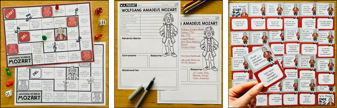 Bild in der Beschreibung des Unterrichtsmaterials W. A. MOZART - Lernwerkstatt von Unterrichtmitspass #4