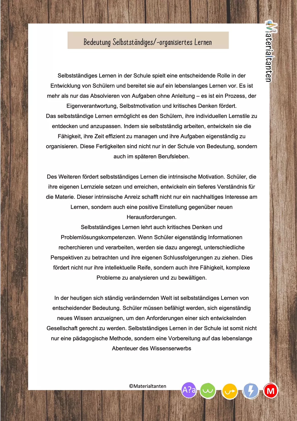 Bild in der Beschreibung des Unterrichtsmaterials RS Strategie: Silben - Selbstlernheft von Materialtanten #1