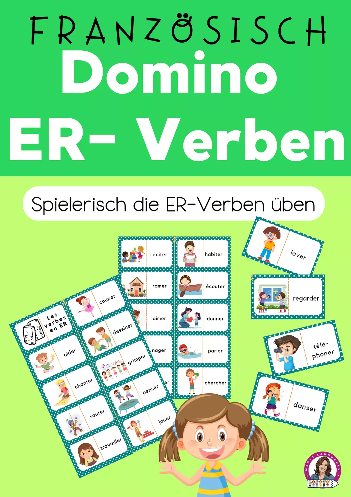 Bild in der Beschreibung des Unterrichtsmaterials Grosses Dossier mit Übungen Dis donc 6! Unité 4 (Neu mit Vokabelwürfel) von Magic Learning Tools Diana #2