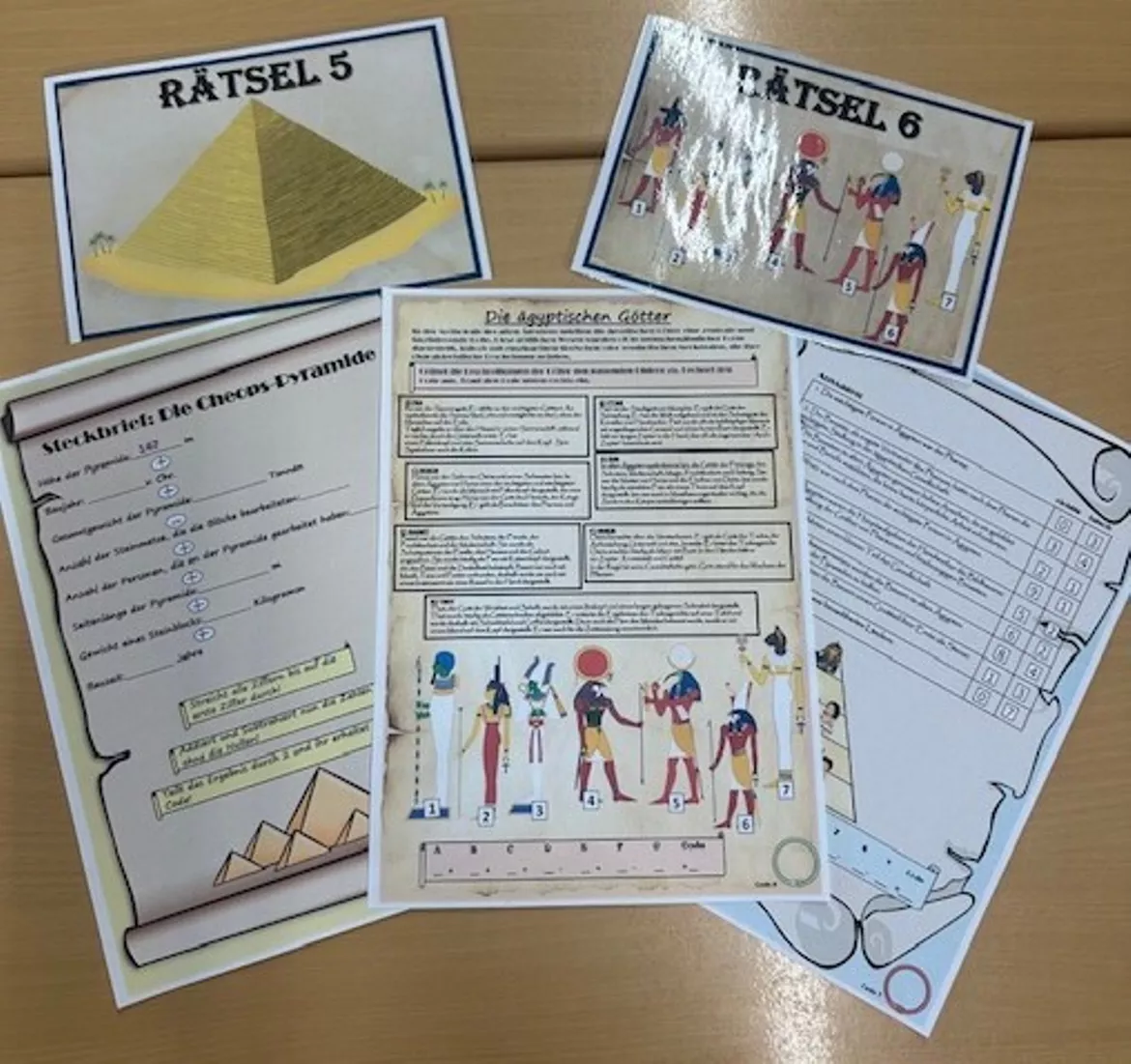 Bild in der Beschreibung des Unterrichtsmaterials Escape Room: Ägypten von Teacher