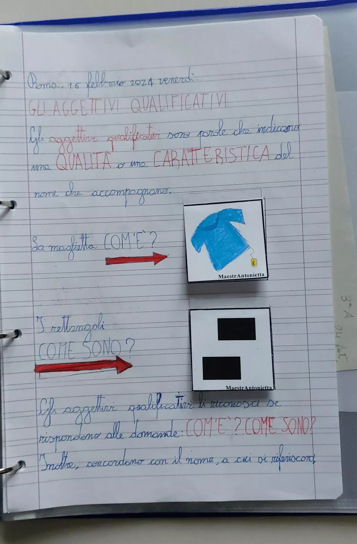 Bild in der Beschreibung des Unterrichtsmaterials Gli aggettivi qualificativi von MaestrAntonietta #1