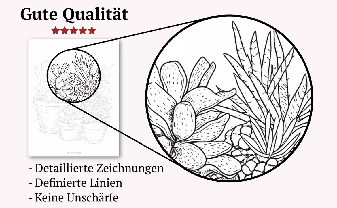 Bild in der Beschreibung des Unterrichtsmaterials Boho-Räume ❂ Ausmalbilder (51 Malvorlagen) - Malbuch von colorinq #4