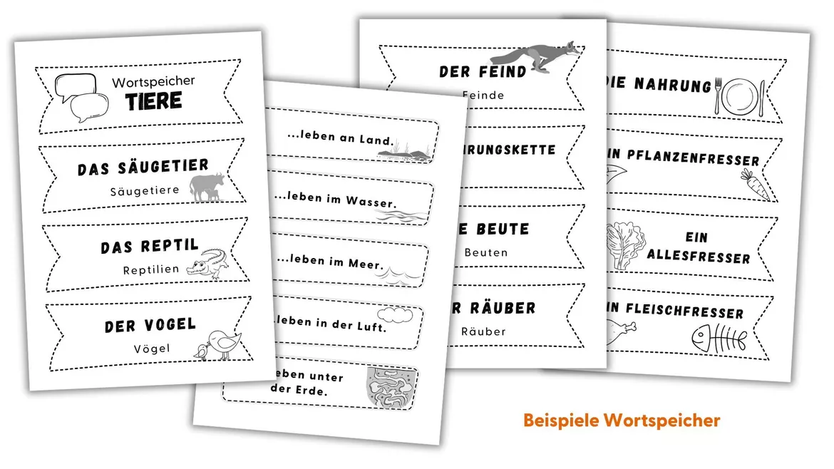 Bild in der Beschreibung des Unterrichtsmaterials Forschendes Lernen | Unterrichtseinheit Tiere (Klasse 1-4) von Lehrerglück #5