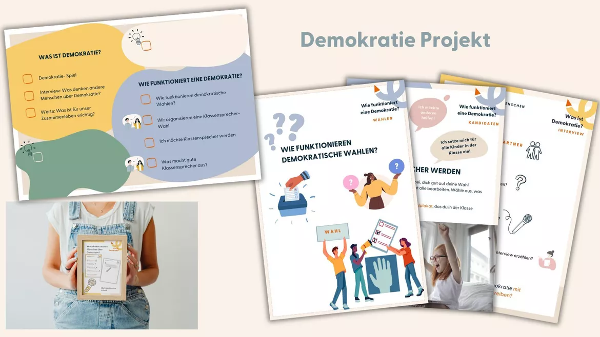 Bild in der Beschreibung des Unterrichtsmaterials Wir organisieren eine Klassensprecher-Wahl Klasse 1 und 2 von Lehrerglück #4