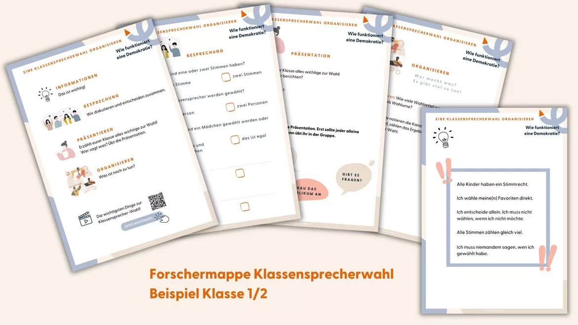 Bild in der Beschreibung des Unterrichtsmaterials Materialpaket Klassensprecherwahl Klassen 1-6 von Lehrerglück #1