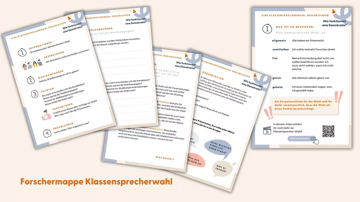 Bild in der Beschreibung des Unterrichtsmaterials Wir organisieren eine Klassensprecher-Wahl Klasse 5 und 6 von Lehrerglück #1