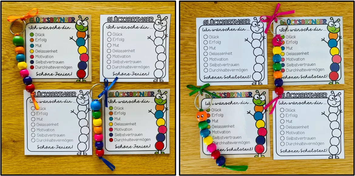 Bild in der Beschreibung des Unterrichtsmaterials GLÜCKSBRINGER - Willkommensgeschenk/Abschiedsgeschenk von Unterrichtmitspass #1