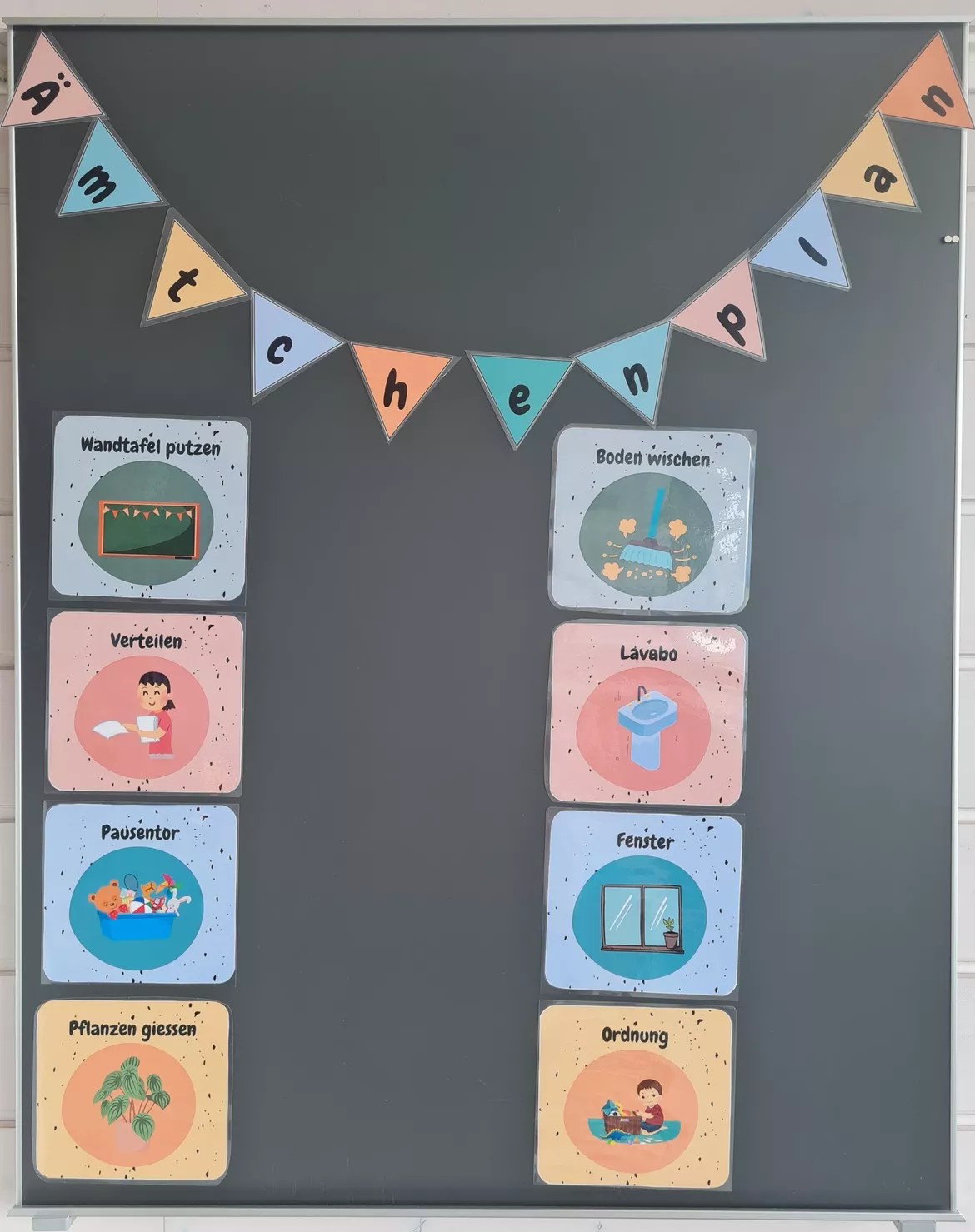 Bild in der Beschreibung des Unterrichtsmaterials Klassendienste/ Ämtchenplan von schulspiration #1
