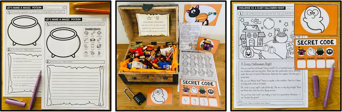 Bild in der Beschreibung des Unterrichtsmaterials A HALLOWEEN DISASTER - Escape Room von MyTeachingFactory #2