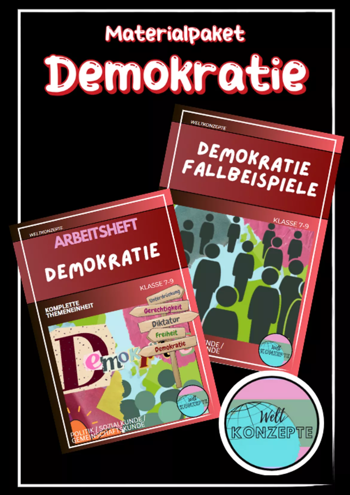 Bild in der Beschreibung des Unterrichtsmaterials Demokratie - Fallbeispiele von WeltKonzepte #1