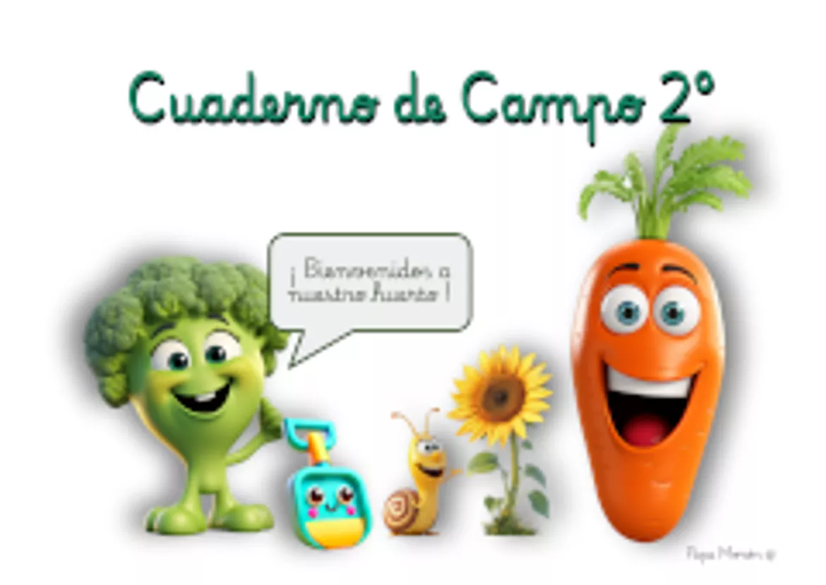 Bild in der Beschreibung des Unterrichtsmaterials Cuaderno de campo del huerto von Pepa Morón #1