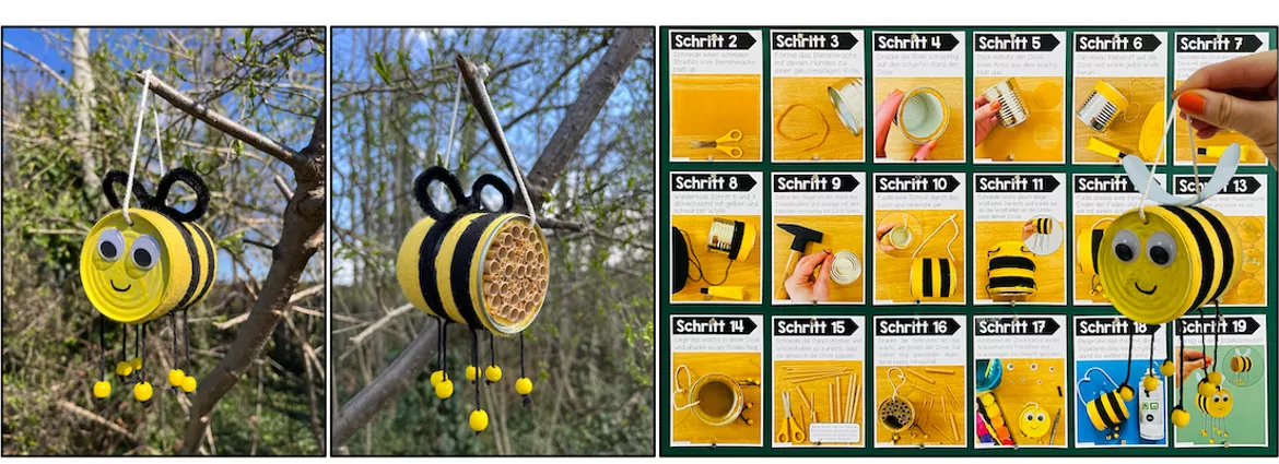 Bild in der Beschreibung des Unterrichtsmaterials Insektenhotel - Bastelprojekt (Upcycling) von Unterrichtmitspass #1