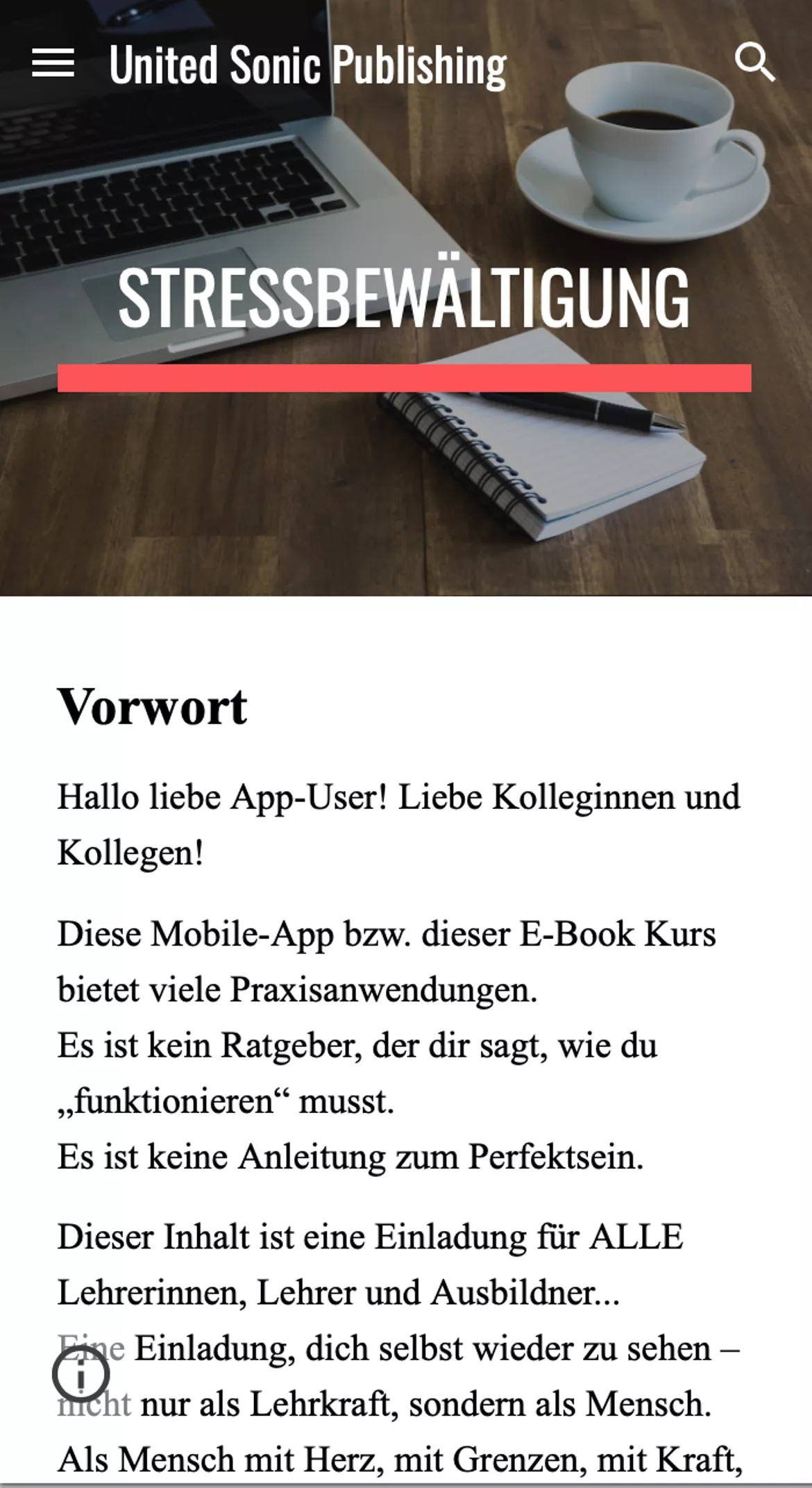 Bild in der Beschreibung des Unterrichtsmaterials Mobile APP - Stressbewältigung für Lehrerinnen und Lehrer von Helmut #2