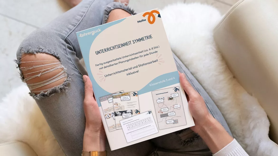 Bild in der Beschreibung des Unterrichtsmaterials Unterrichtseinheit Symmetrie (Symmetriewerkstatt) Klasse 1 und 2 von Lehrerglück #5