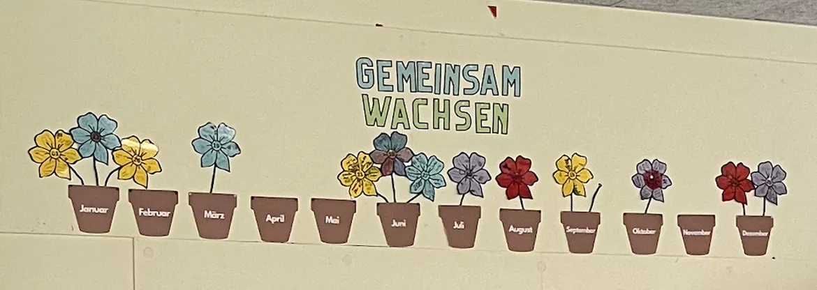 Bild in der Beschreibung des Unterrichtsmaterials Geburtstagskalender Blumen / Pflanzen / Gemeinsam Wachsen / Growth Mindset von ducksinclass #1