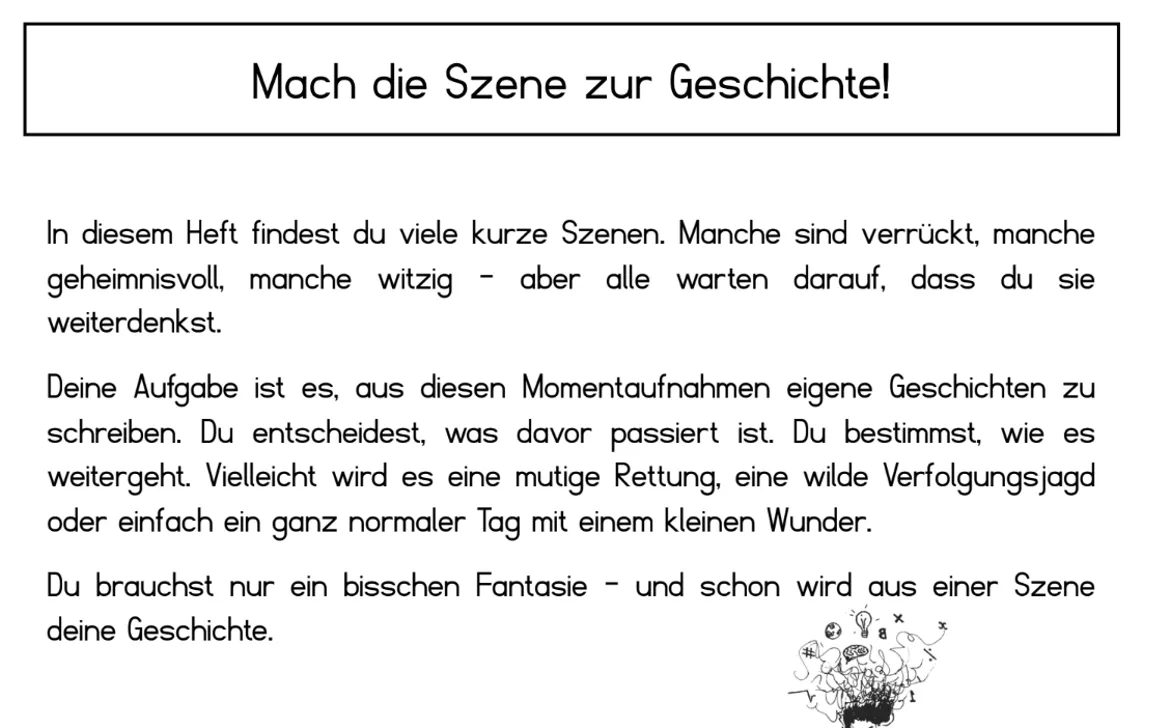 Bild in der Beschreibung des Unterrichtsmaterials Geschichten schreiben ab Klasse 5 von https://kreativ.schule #1
