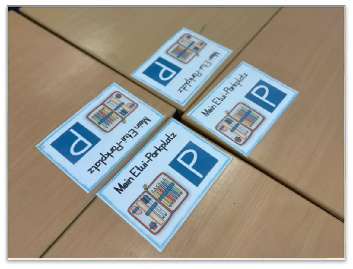 Bild in der Beschreibung des Unterrichtsmaterials Etui-Parkplatz für den Tisch (Klasse 1-4) von Grundschulimpulse #1