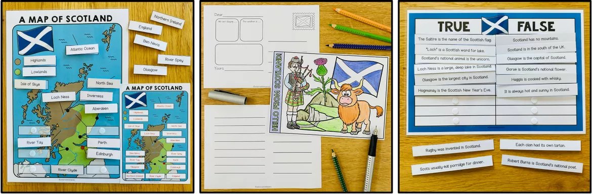 Bild in der Beschreibung des Unterrichtsmaterials SCOTLAND - Materialpaket von Unterrichtmitspass #4