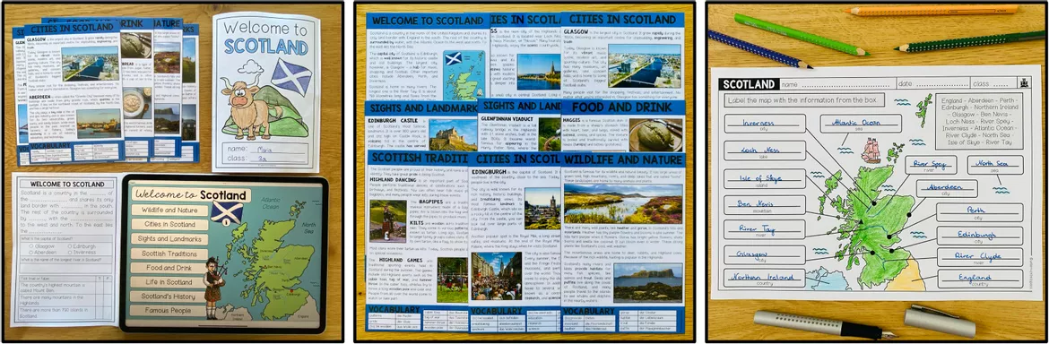 Bild in der Beschreibung des Unterrichtsmaterials SCOTLAND - Materialpaket von Unterrichtmitspass #3