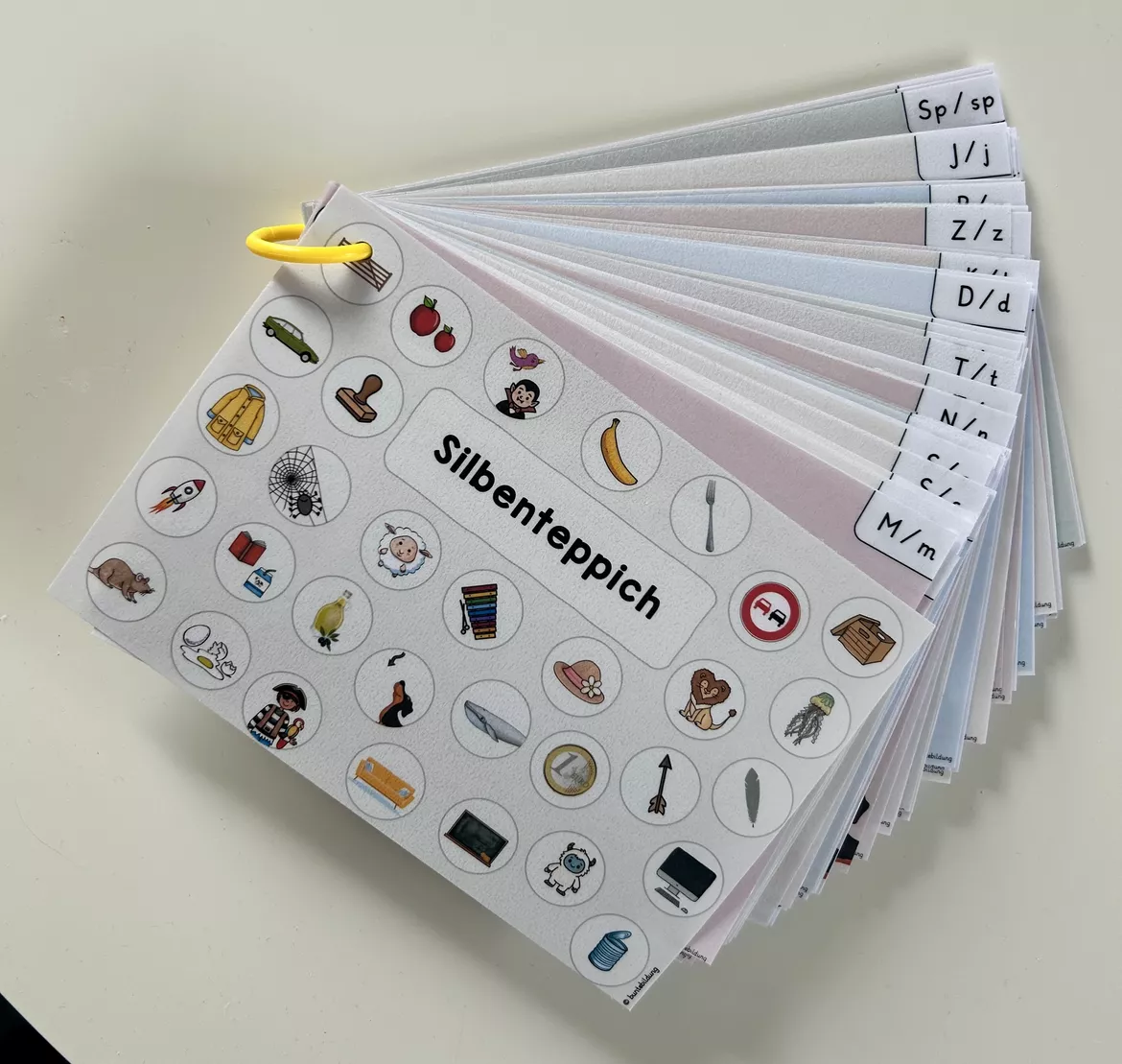 Bild in der Beschreibung des Unterrichtsmaterials Großes Materialpaket Silbenteppiche - Karibu Lehrwerk von buntebildung #1