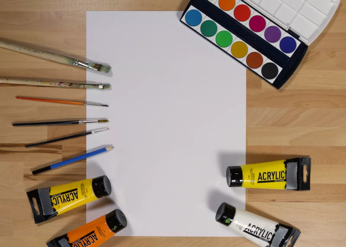 Bild in der Beschreibung des Unterrichtsmaterials Kunst Grundschule, Das Haus im Mond von Pinselpauker #1