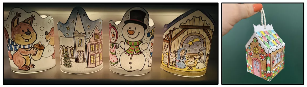 Bild in der Beschreibung des Unterrichtsmaterials WEIHNACHTEN - Bastelpaket von Unterrichtmitspass #4