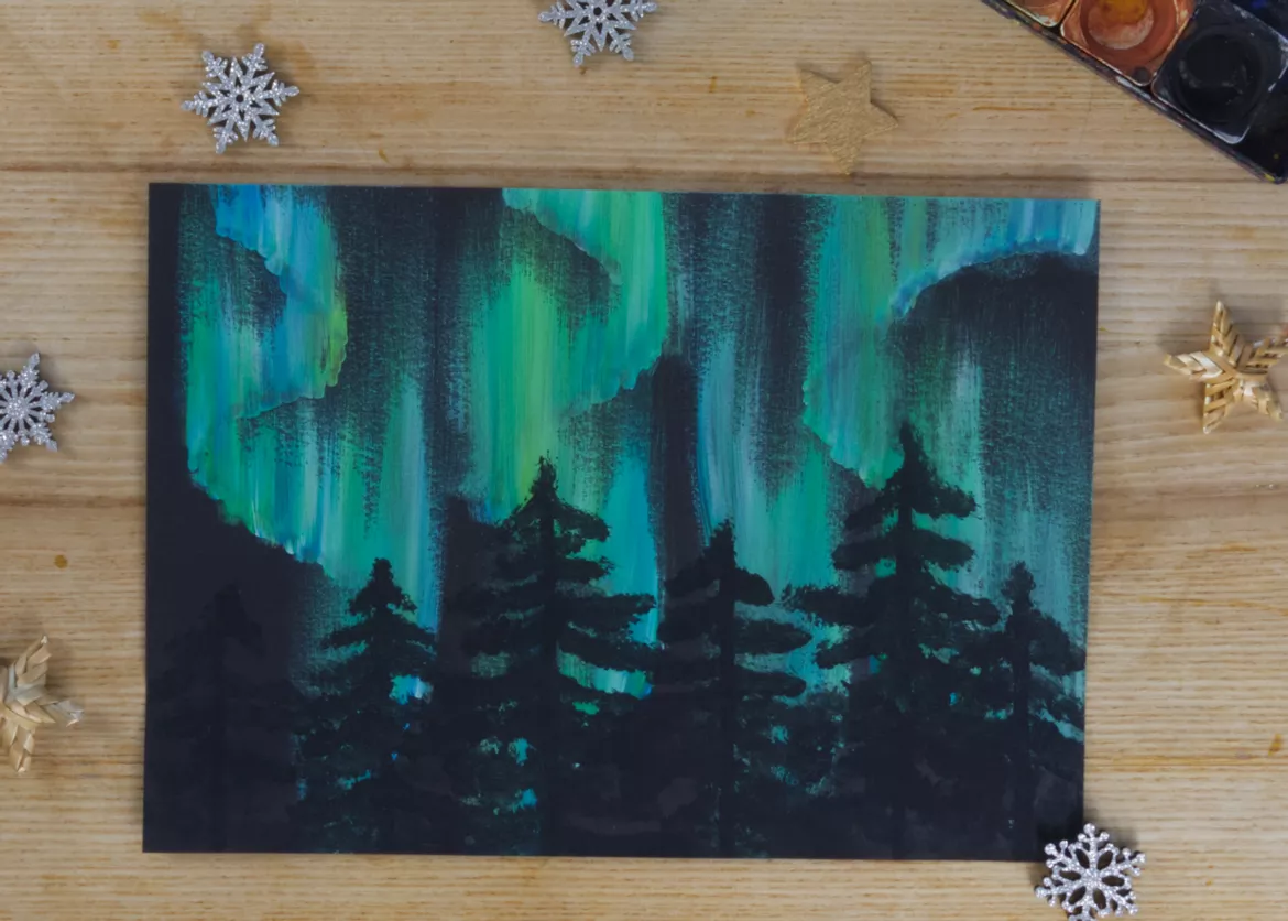 Bild in der Beschreibung des Unterrichtsmaterials Kunst Winter, 3. und 4. Klasse, Grundschule, Materialpaket von Pinselpauker #2