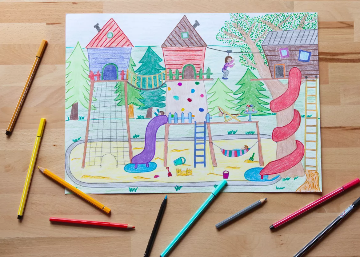 Bild in der Beschreibung des Unterrichtsmaterials Kunst Fantasie, 7 Ideen für die Grundschule, Materialpaket von Pinselpauker #4
