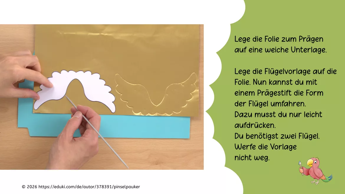 Bild in der Beschreibung des Unterrichtsmaterials Werken Weihnachten, Weihnachtsengel basteln von Pinselpauker #2