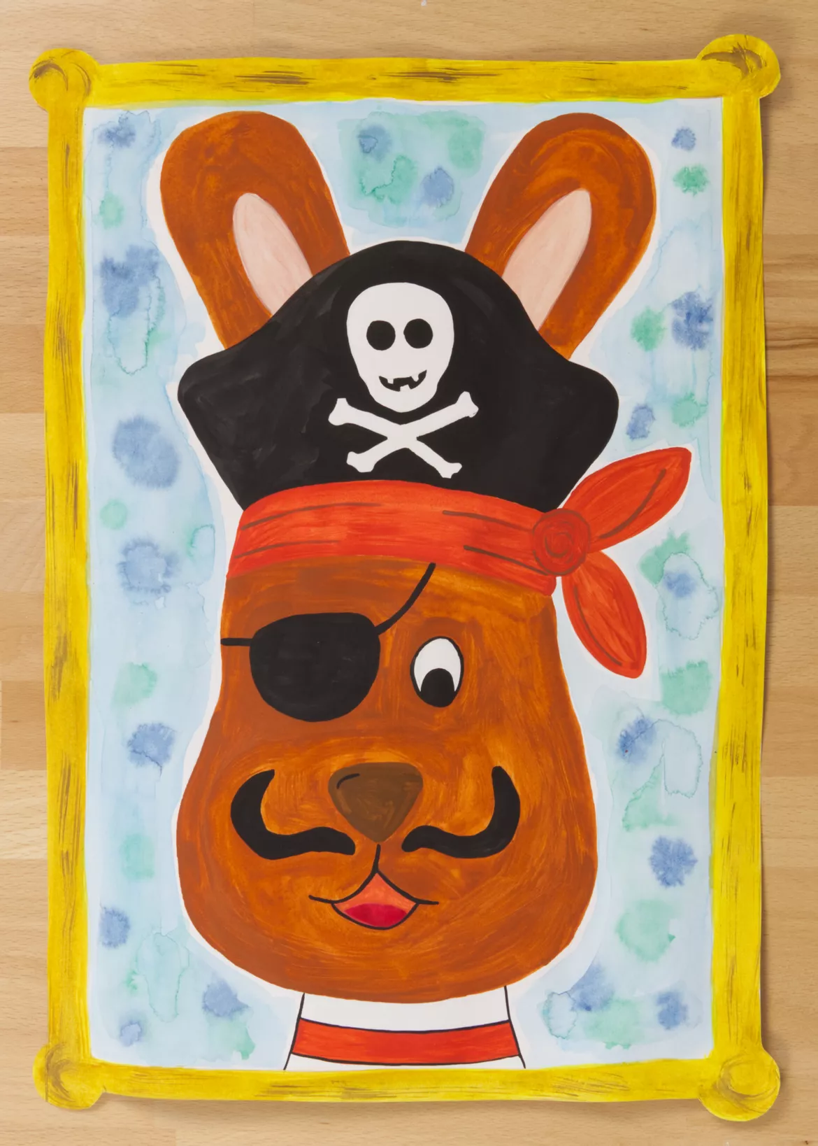 Bild in der Beschreibung des Unterrichtsmaterials Kunst Fasching, die Tiere feiern Karneval, Grundschule von Pinselpauker #1