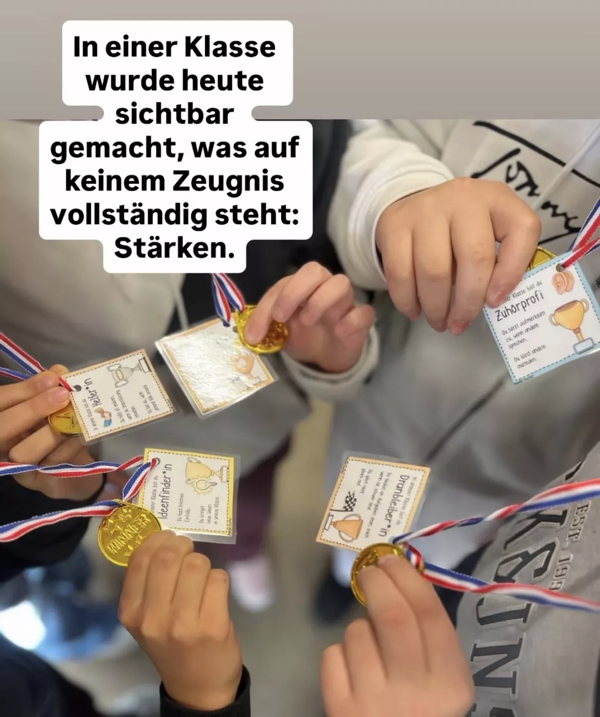 Bild in der Beschreibung des Unterrichtsmaterials 34 Mutmacher - Urkunden / Pokale als Zeugniszusatz / Zeugnis / Kinderzeugnis Mut von Doodleteacher #5