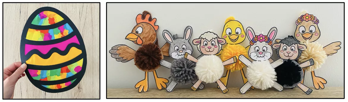 Bild in der Beschreibung des Unterrichtsmaterials OSTERN - Bastelpaket von Unterrichtmitspass #1
