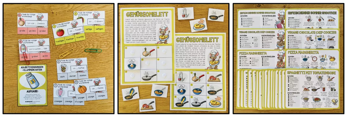Bild in der Beschreibung des Unterrichtsmaterials REZEPTE (Vorgangsbeschreibung) - Schreibwerkstatt (4.-7. Schulstufe) von Unterrichtmitspass #4