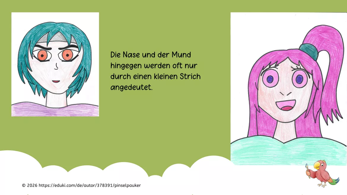 Bild in der Beschreibung des Unterrichtsmaterials Kunst Comic, Mangas zeichnen in der Grundschule von Pinselpauker #2