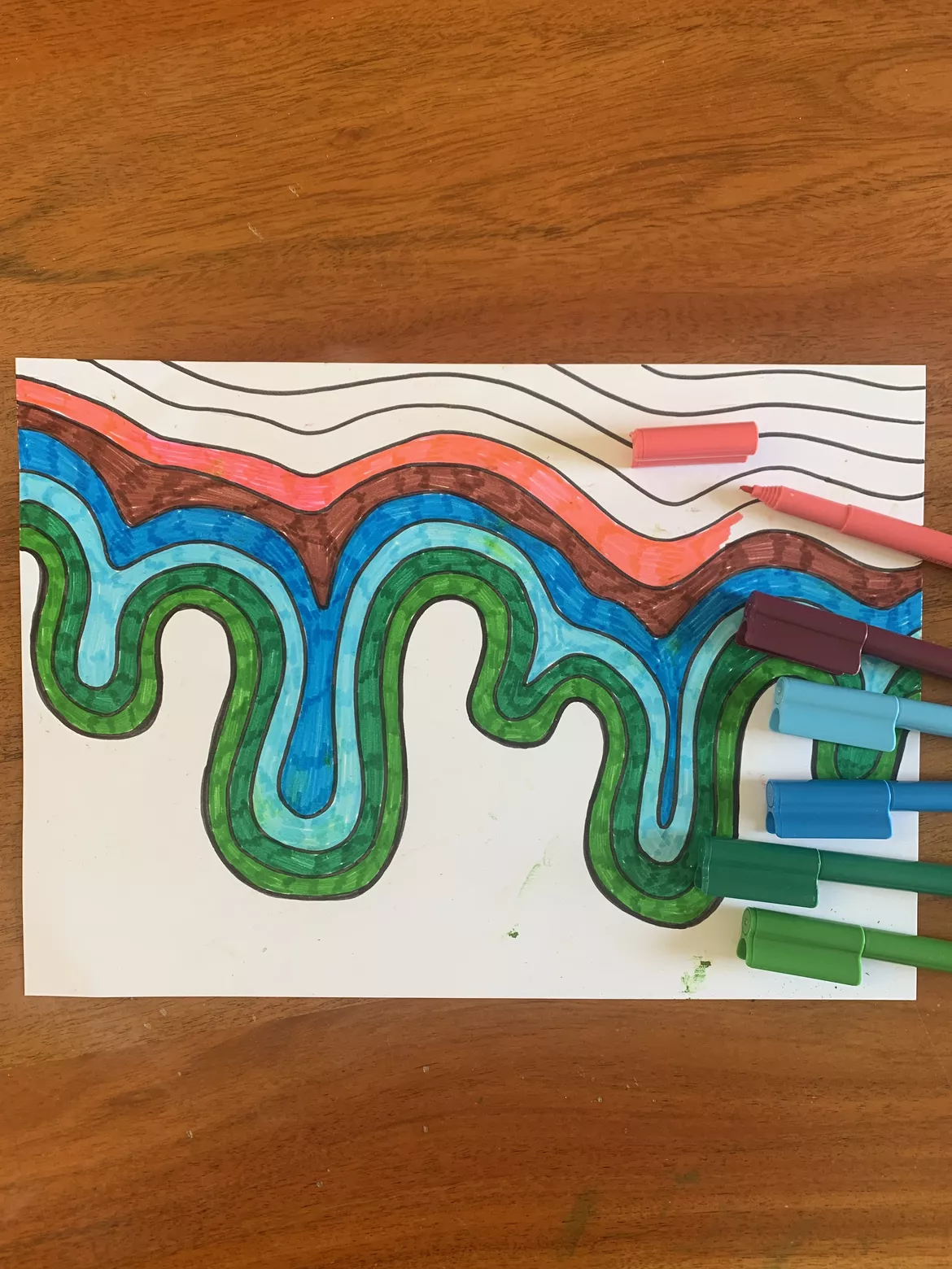 Bild in der Beschreibung des Unterrichtsmaterials Drip Drawing - Kunstprojekt nach Jen Stark von allerlei_fuer_die_schule #1