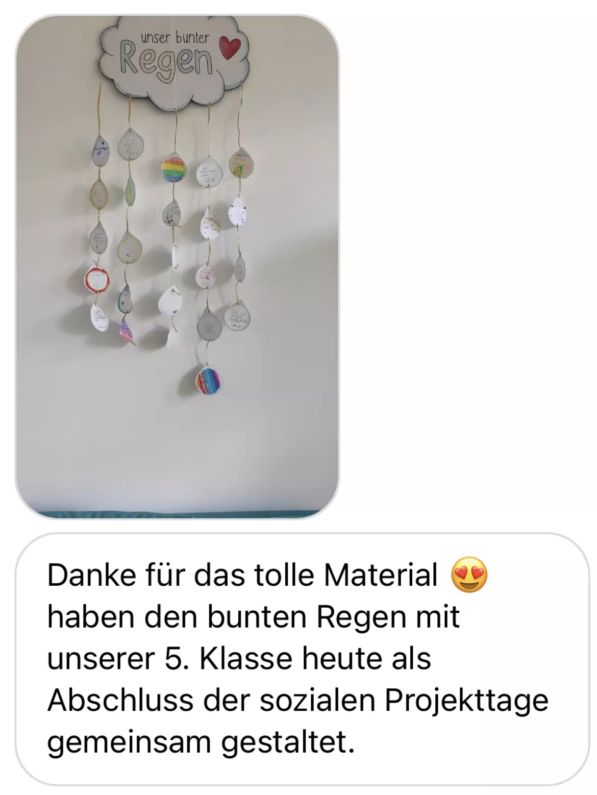 Bild in der Beschreibung des Unterrichtsmaterials Unser bunter Regen - eine bunte Version der warmen Dusche von Doodleteacher #3