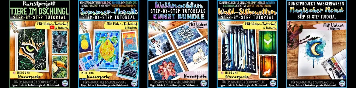 Bild in der Beschreibung des Unterrichtsmaterials Valentinstag Karte & Kunst + Basteln für Muttertag Vatertag – Kunst fachfremd unterrichten | Kunstunterricht Grundschule + Sekundarstufe | Kunstprojekt HERZBALLONS VIDEO-TUTORIAL von TeacherManuElla #1
