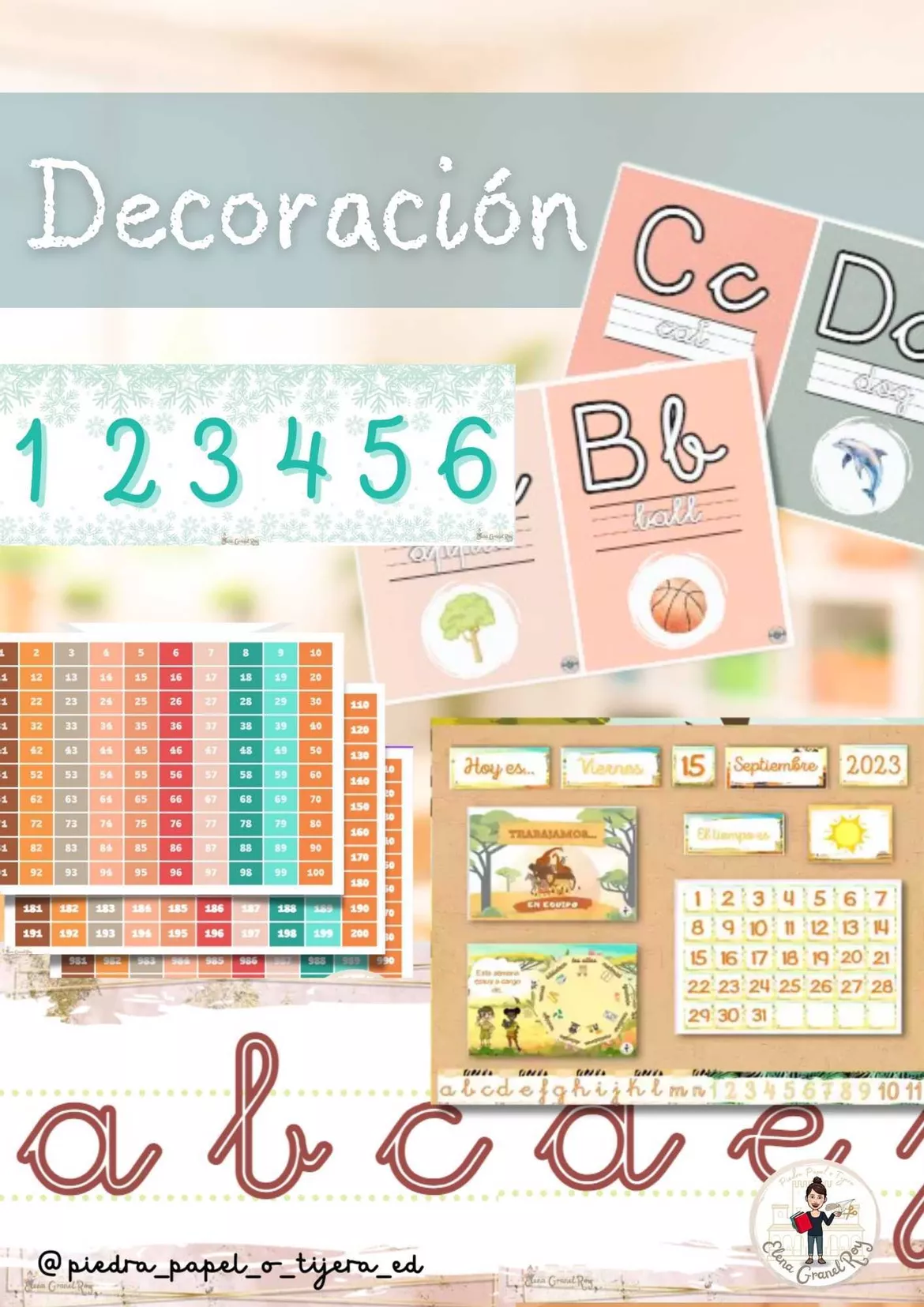 Bild in der Beschreibung des Unterrichtsmaterials PACK: Esenciales de clase von Piedra Papel o Tijera ✂ #3