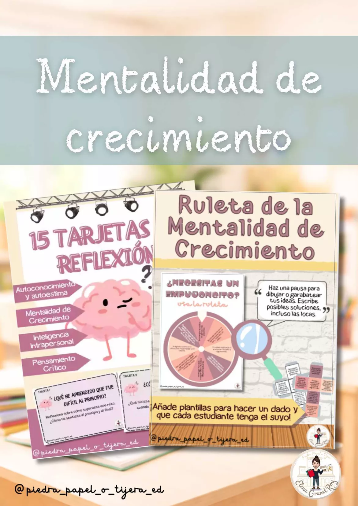 Bild in der Beschreibung des Unterrichtsmaterials PACK: Esenciales de clase von Piedra Papel o Tijera ✂ #6