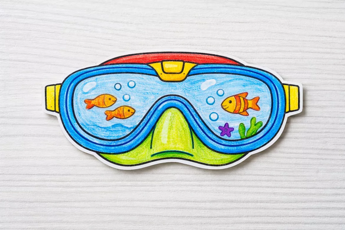 Bild in der Beschreibung des Unterrichtsmaterials 3D Sommer-Selbstporträt mit Sonnenbrillen - Kreatives Kunstmaterial für den Sommer von CarosClass #2