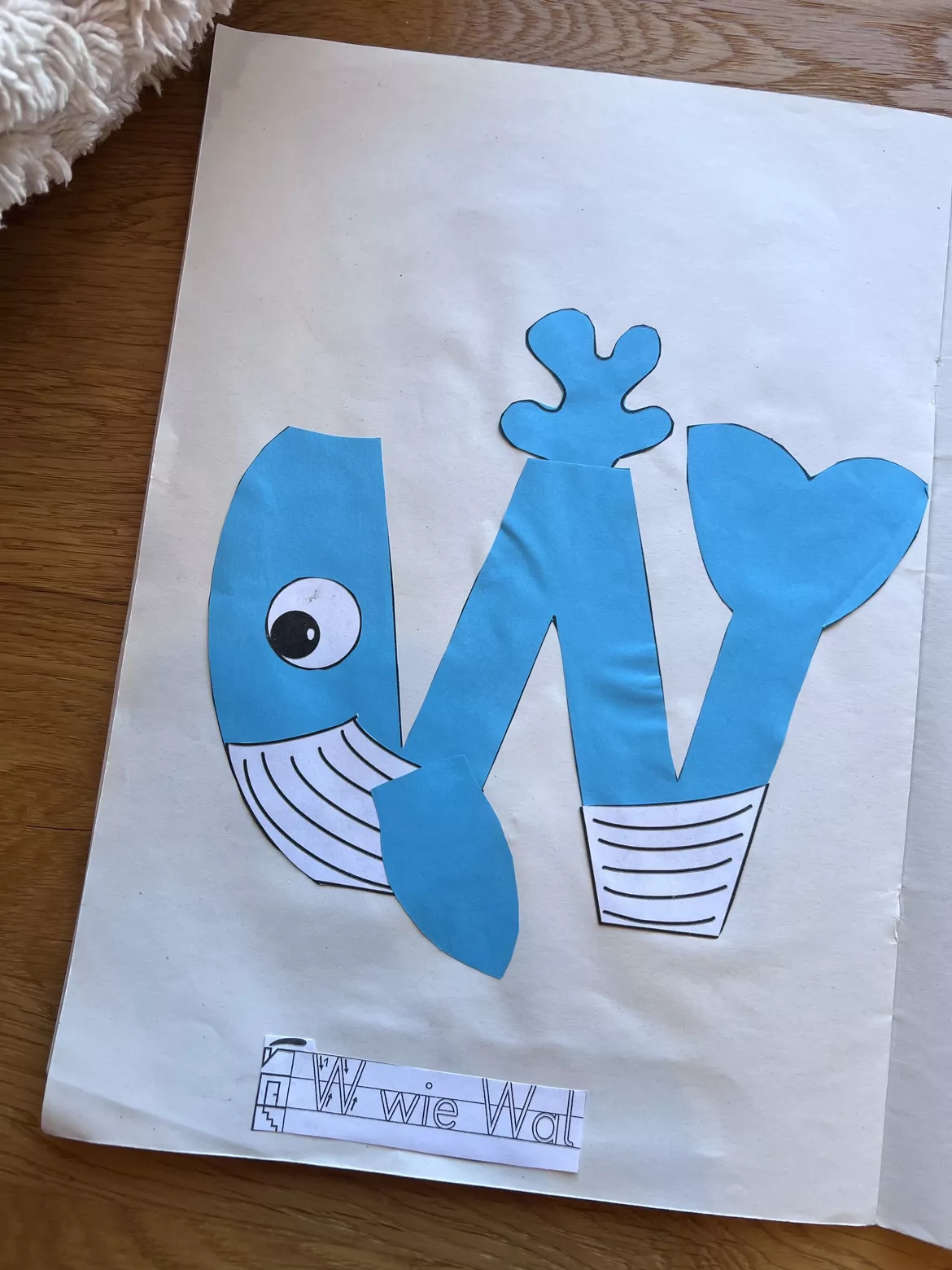 Bild in der Beschreibung des Unterrichtsmaterials Buchstabentier W wie Wal – Buchstabenheft Grundschule (Klasse 1) | Buchstabeneinführung, Bastelvorlage & Anfangsunterricht von allerlei_fuer_die_schule #1