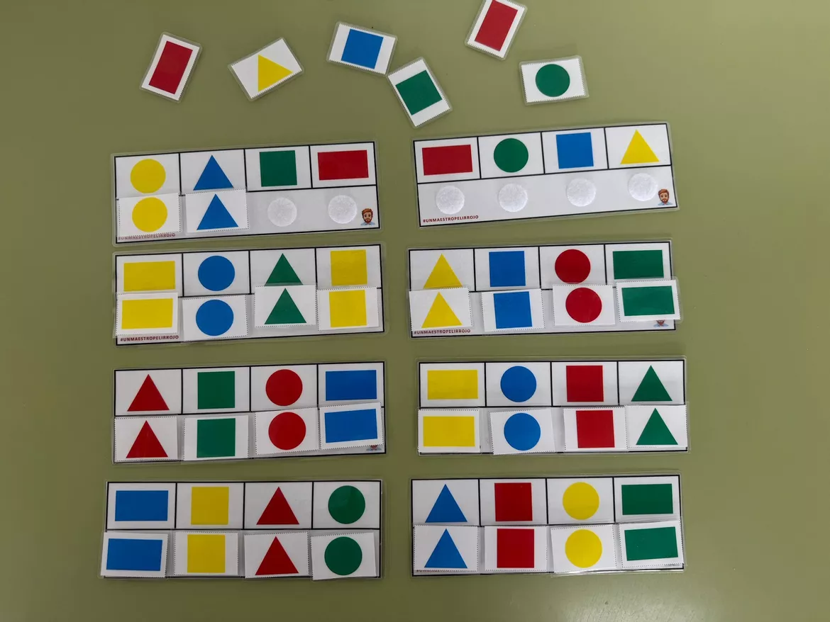 Bild in der Beschreibung des Unterrichtsmaterials FORMAS GEOMETRICAS - MATERIAL MANIPULATIVO von UN MAESTRO PELIRROJO #1