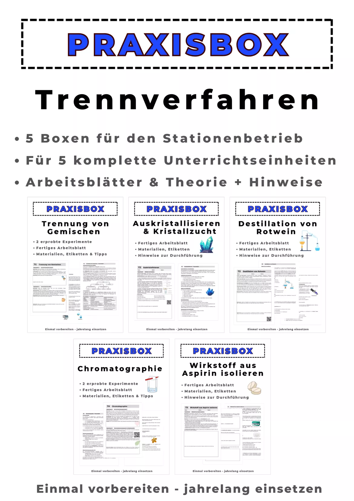 Bild in der Beschreibung des Unterrichtsmaterials Trennverfahren - Aspirin isolieren von Praxisbox - NaWi #1