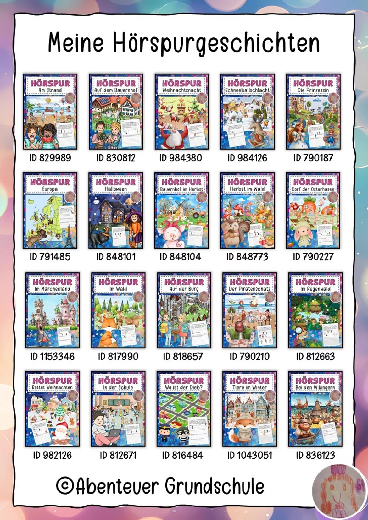 Bild in der Beschreibung des Unterrichtsmaterials Hörspurgeschichte Weihnachten von Abenteuer Grundschule #1