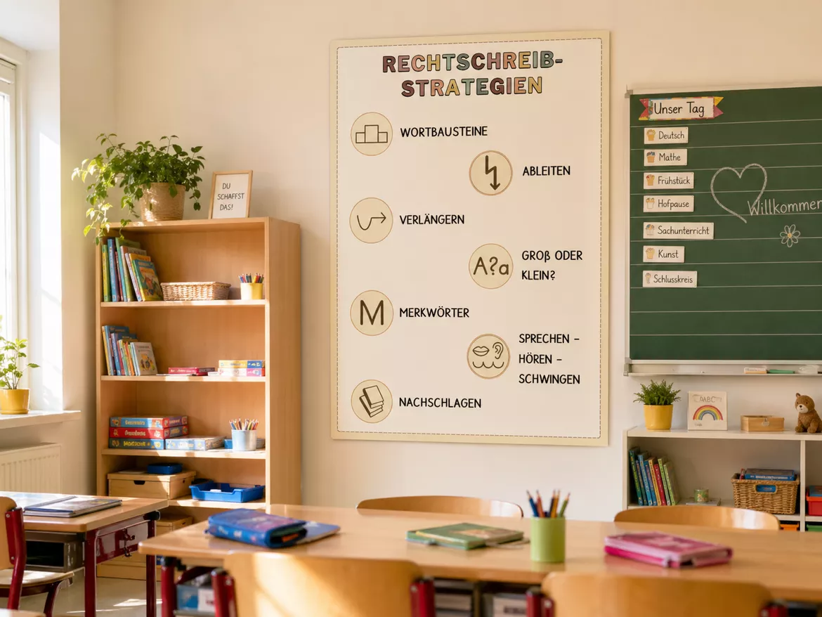 Bild in der Beschreibung des Unterrichtsmaterials Materialpaket: Wortbausteine/Rechtschreibstrategien - Unterrichtsreihe, UB-Stunde und Material von CarosClass #2