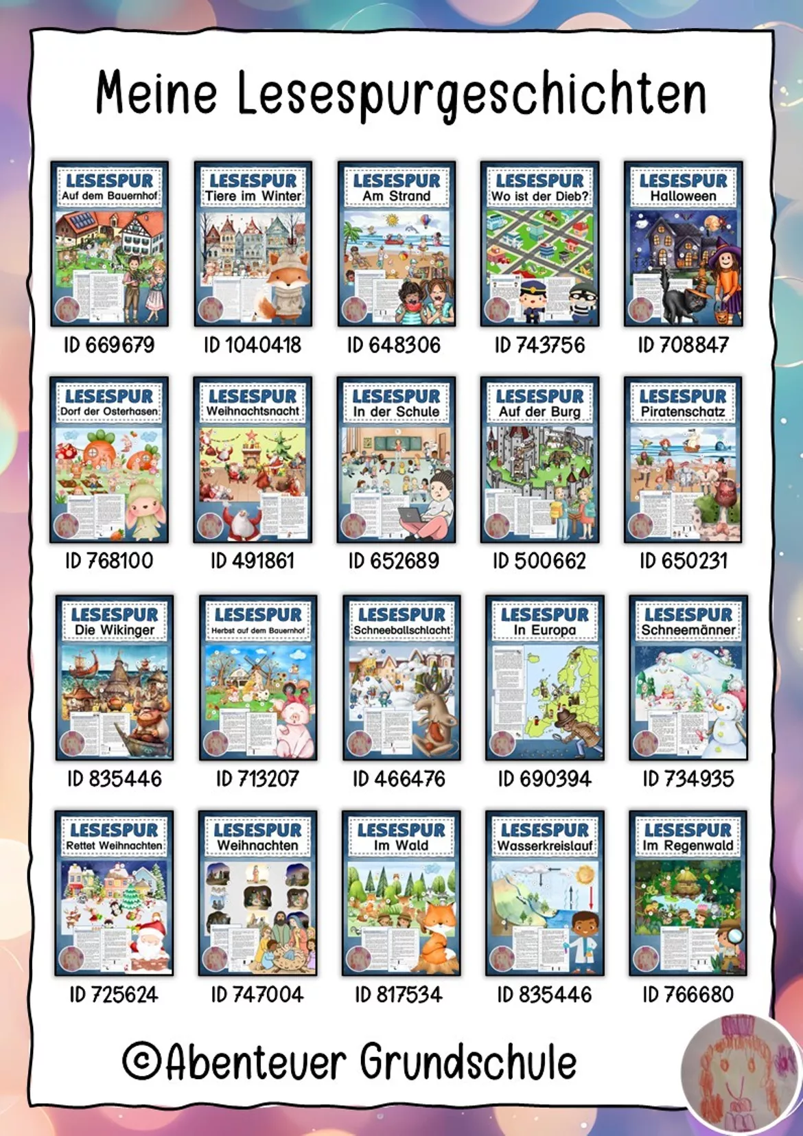 Bild in der Beschreibung des Unterrichtsmaterials Lesespurgeschichte Weihnachten von Abenteuer Grundschule #1