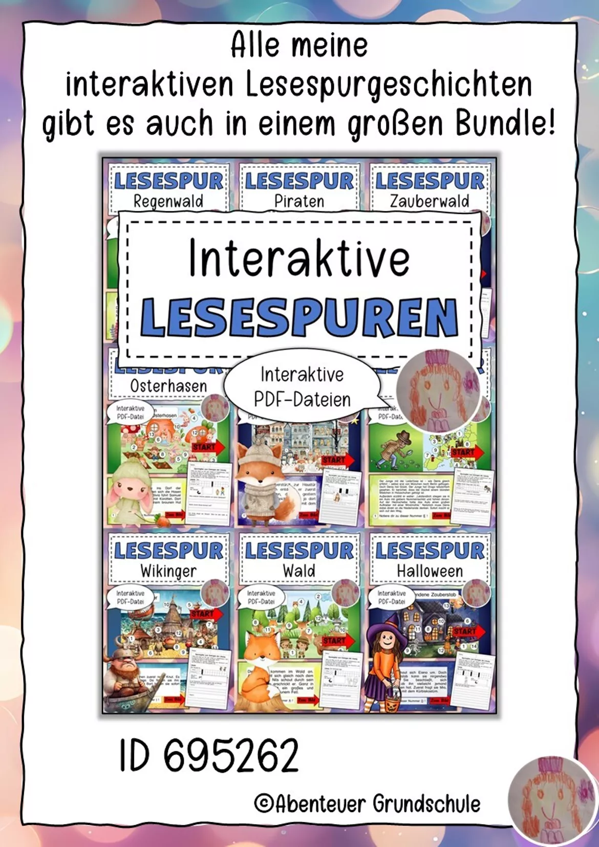 Bild in der Beschreibung des Unterrichtsmaterials Interaktive Lesespurgeschichte Weihnachten von Abenteuer Grundschule #2
