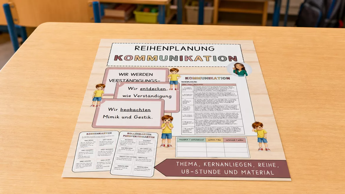 Bild in der Beschreibung des Unterrichtsmaterials Materialpaket: Kommunikation - Unterrichtsreihe, UB-Stunde und Material von CarosClass #1